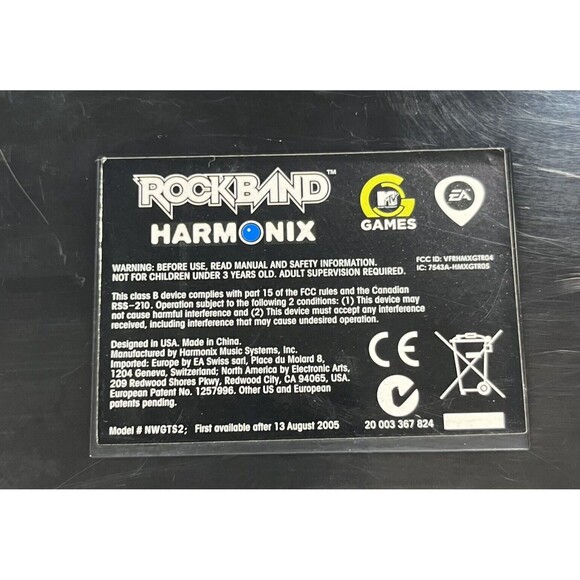 Harmonix Rock Band #NWGTS2 Fender Stratocaster Nintendo Wii Parts/Repair - Picture 12 of 12